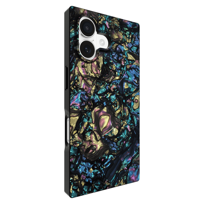 Flaunt SQUARE Iridescent MagSafe Case for Apple iPhone 17 Gray