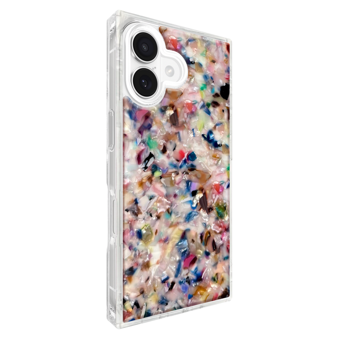 Flaunt SQUARE Iridescent MagSafe Case for Apple iPhone 17 Multi-Color