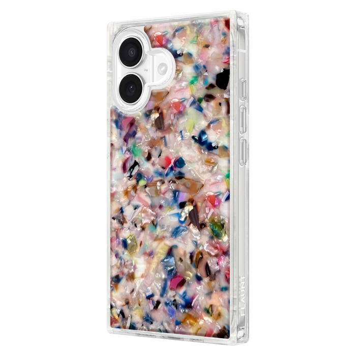 Flaunt SQUARE Iridescent MagSafe Case for Apple iPhone 17 Multi-Color
