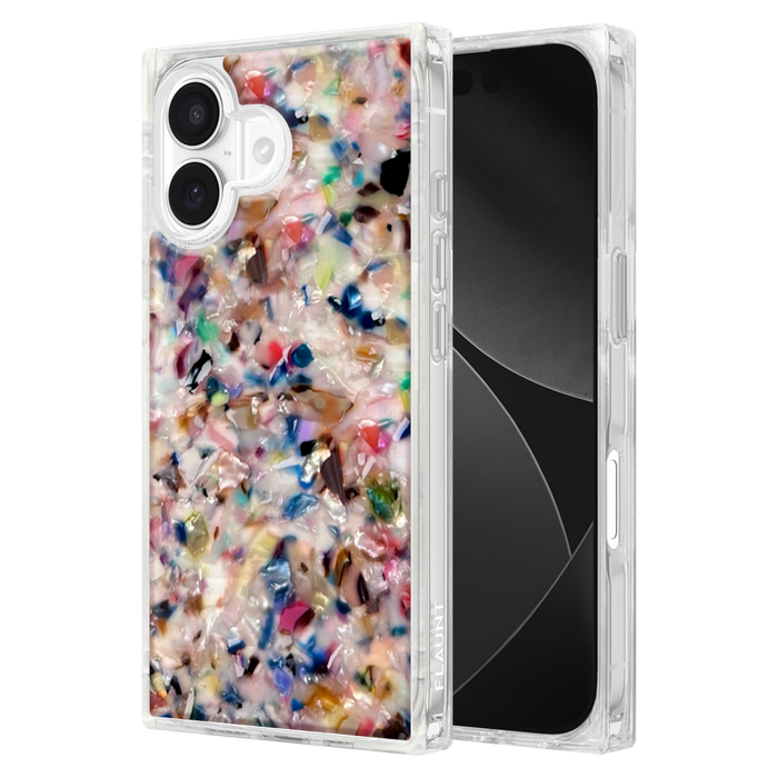 Flaunt SQUARE Iridescent MagSafe Case for Apple iPhone 17 Multi-Color
