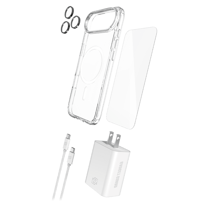 Gadget Guard 5-in-1 Bundle (Case, Screen Protector, Lens Protector, Charger, Cable) for Apple iPhone Air