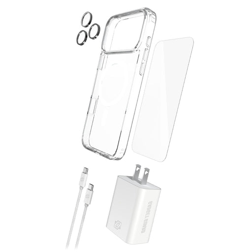 Gadget Guard 5-in-1 Bundle (Case, Screen Protector, Lens Protector, Charger, Cable) for Apple iPhone 17 Pro