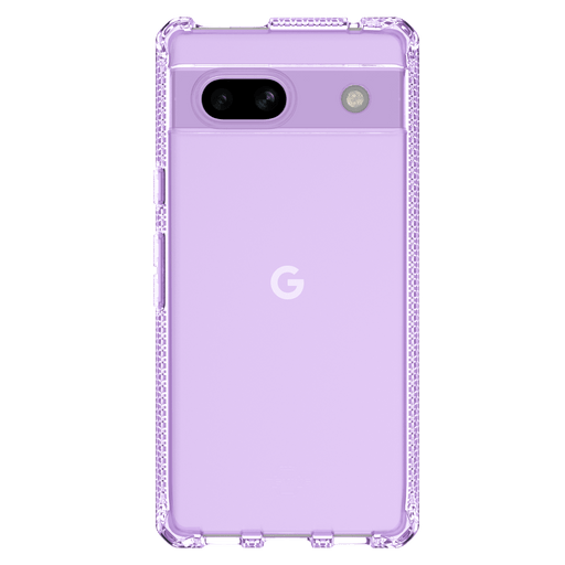 ITSKINS Spectrum_R Clear Case for Google Pixel 7a Light Purple