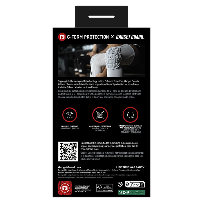 Gadget Guard Reflector MagSafe Case with G-Form Protection for Apple iPhone 16 Pro Max White