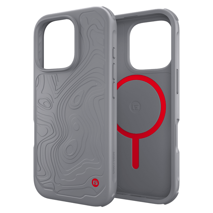 Gadget Guard Trek MagSafe Case with G-Form Protection for Apple iPhone 16 Pro Gray