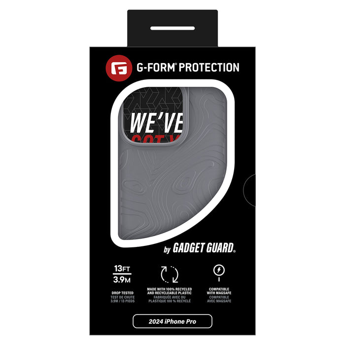 Gadget Guard Trek MagSafe Case with G-Form Protection for Apple iPhone 16 Pro Gray