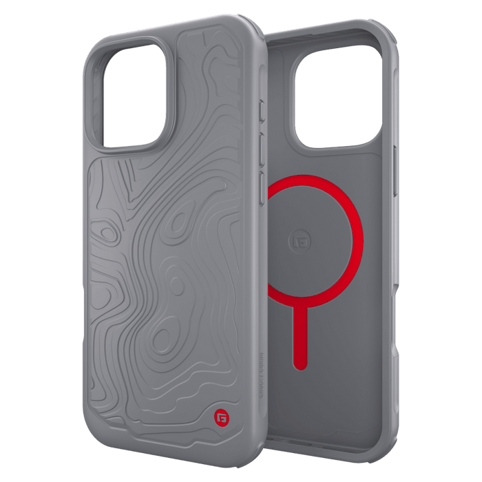 Gadget Guard Trek MagSafe Case with G-Form Protection for Apple iPhone 16 Pro Max Gray