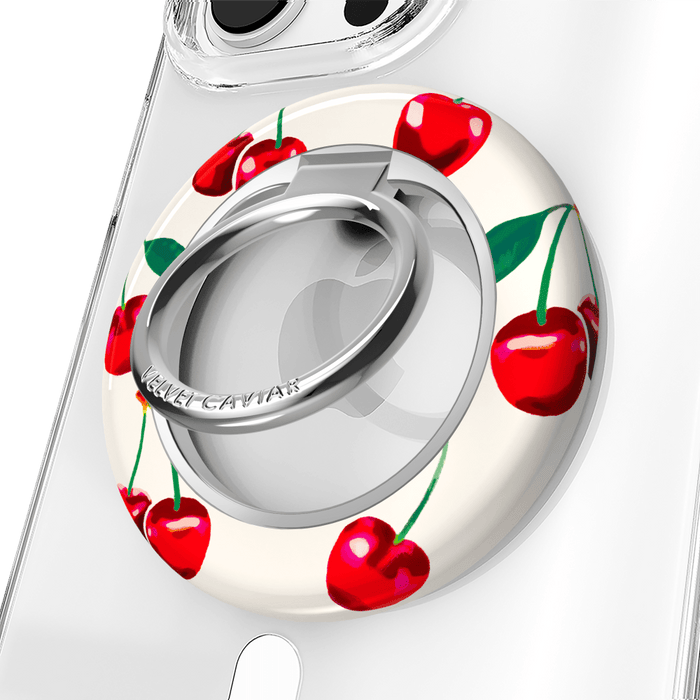 Velvet Caviar Phone Accessories Gift Set includes Charm, Battery Pack, Grip Ring and Travel Bag Multi-Color