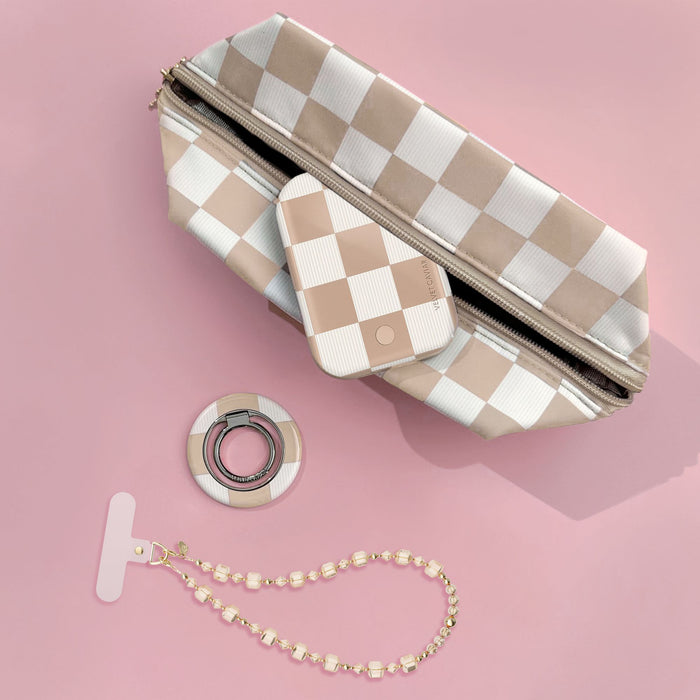 VELVET CAVIAR Phone Accessories Gift Set includes Charm, Battery Pack, Grip Ring and Travel Bag