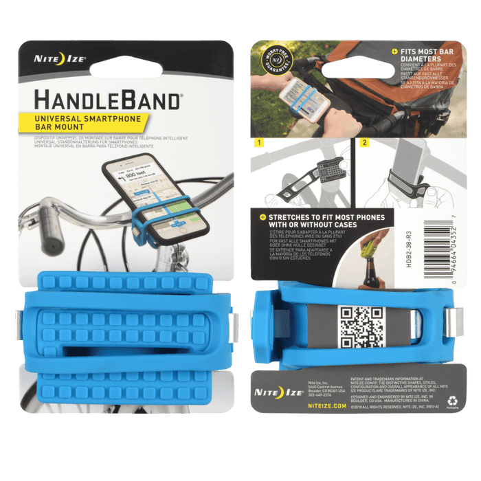 Nite Ize HandleBand Universal Smartphone Bar Mount Bright Blue