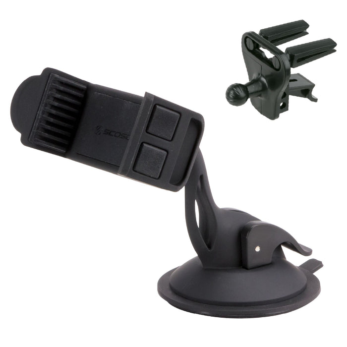 Scosche 3 in 1 Universal Vent and Suction Cup Mount