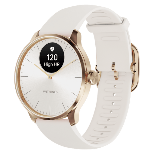 Withings  ScanWatch Light Hybrid Smartwatch 37mm Sand and Rose Gold