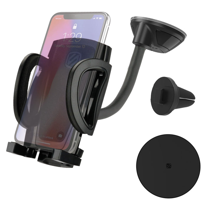 Scosche 4 in 1 Universal Car Mount Kit Black