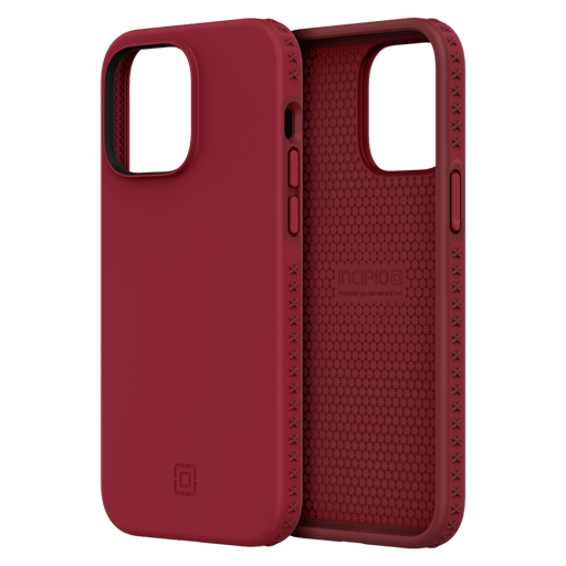 Incipio Grip Case for Apple iPhone 14 Pro Max Scarlet Red and Winery