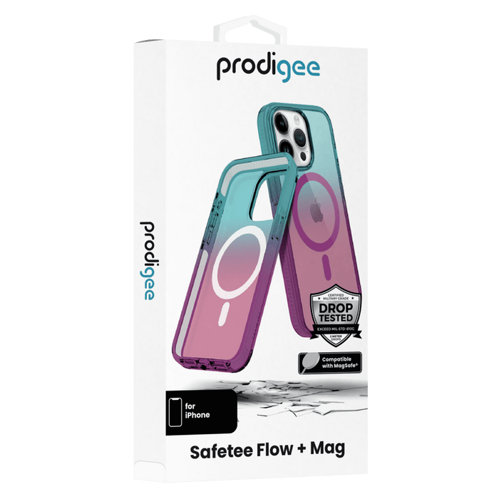 prodigee Safetee Flow MagSafe Case for Apple iPhone 15 Pro Space