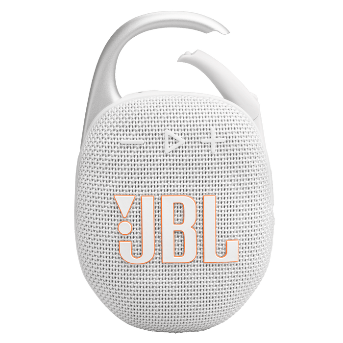 JBL Clip 5 Waterproof Bluetooth Speaker White