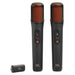 JBL EasySing Mics 2-Pack Wireless AI-powered Microphones