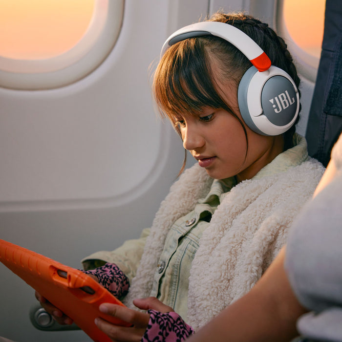 JBL Junior 470NC Wireless Over-Ear Noise Cancelling Kids Headphones White