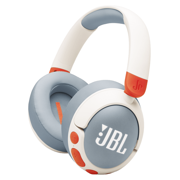 JBL Junior 470NC Wireless Over-Ear Noise Cancelling Kids Headphones White