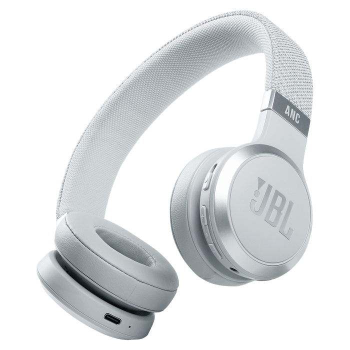 JBL Live 460NC Bluetooth On Ear Headphones White