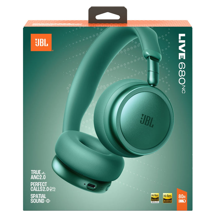 JBL Live 680NC Wireless On Ear Bluetooth Headphones