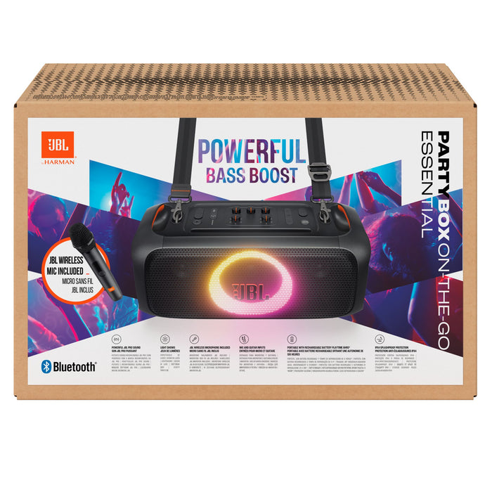 JBL PartyBox On-the-Go Essential Portable Party Speaker