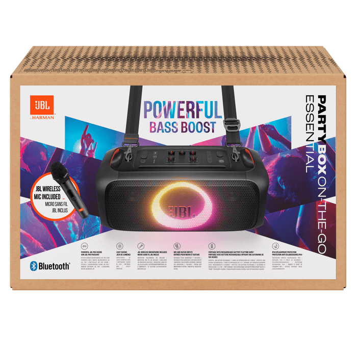 JBL PartyBox On-the-Go Essential Portable Party Speaker