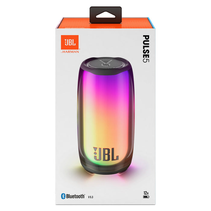 JBL Pulse 5 Portable Bluetooth Speaker with Light Show Black