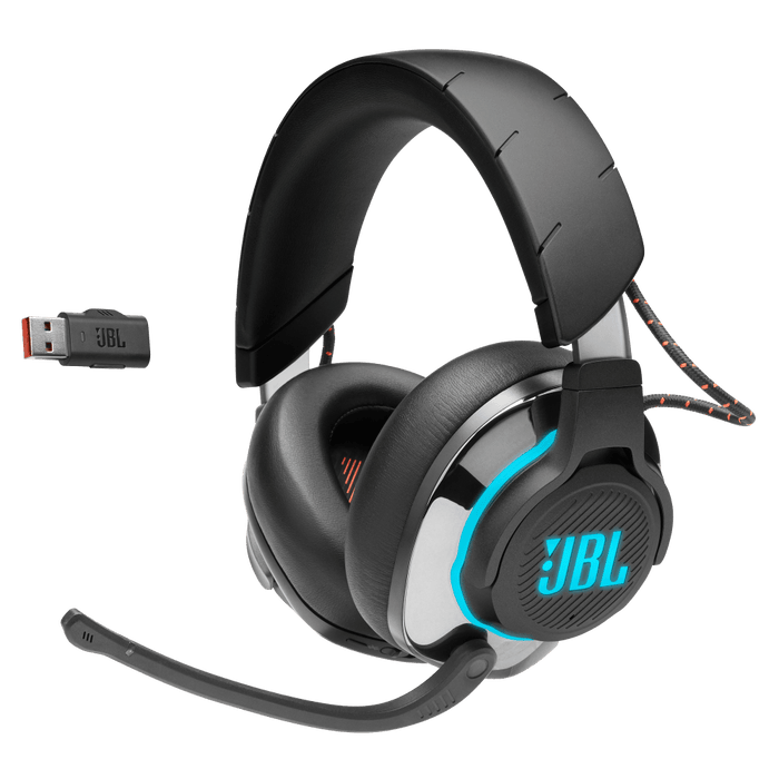 JBL Quantum 810 Noise Cancelling Wireless Bluetooth Over Ear Gaming Headset Black