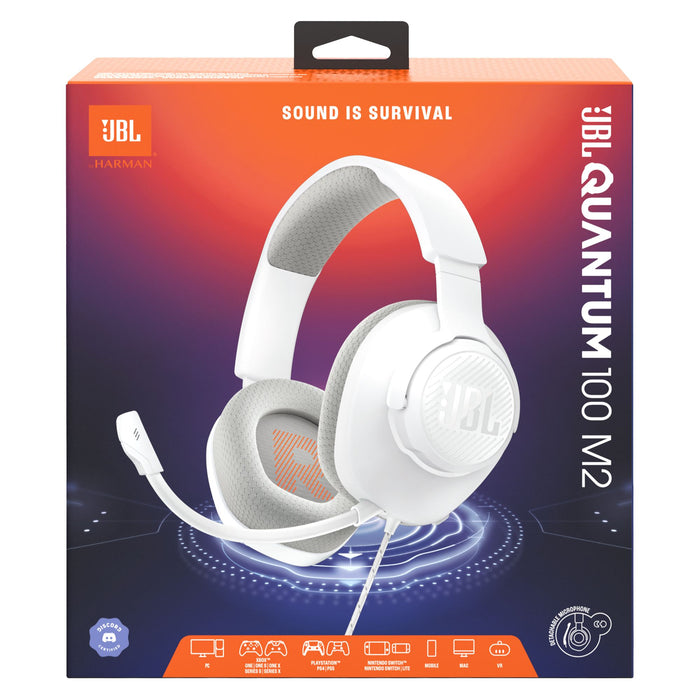 JBL Quantum 100M2 Wired Over-Ear Gaming Headset
