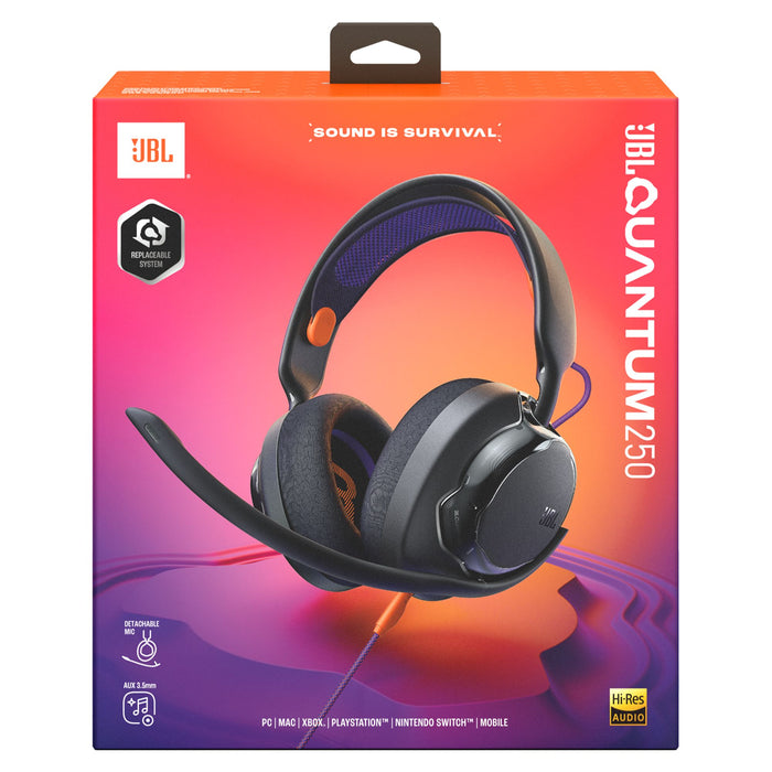 JBL Quantum 250 Over Ear Wired Multiplatform Gaming Headset