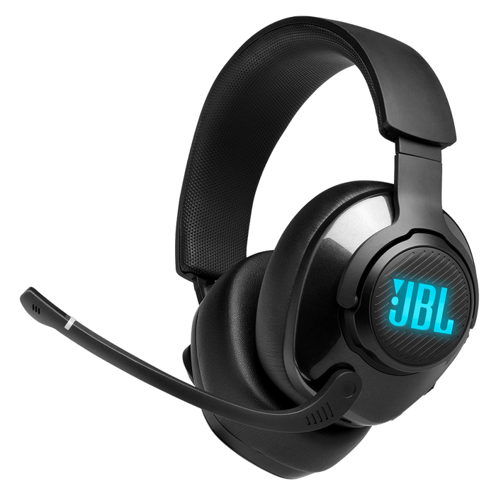 JBL Quantum 400 Wired Over-Ear Gaming Headset with Game-Chat Balance Dial Black