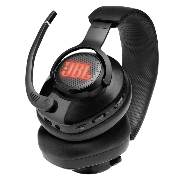 JBL Quantum 400 Wired Over-Ear Gaming Headset with Game-Chat Balance Dial Black