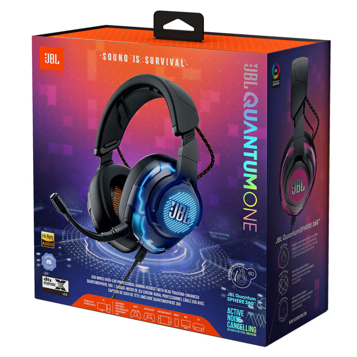 JBL Quantum One Wired Professional Gaming Headset Black
