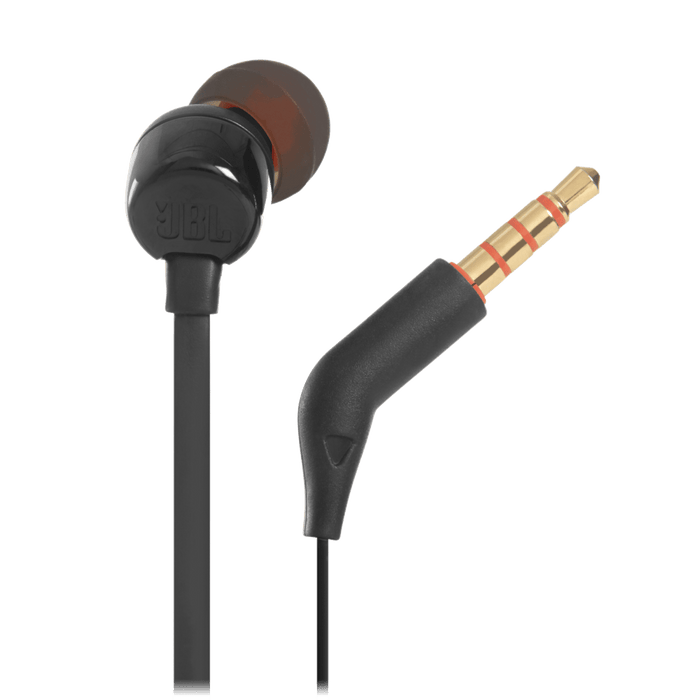 JBL T Series T110 In Ear Wired Headphones Black