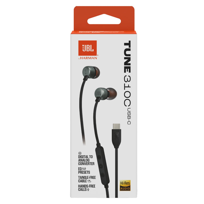 JBL Tune 310C Wired USB-C Hi-Res In-Ear Headphones