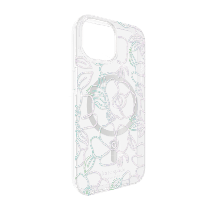 Kate Spade Hardshell MagSafe Case for Apple iPhone 15 / iPhone 14 / iPhone 13 Modern Floral