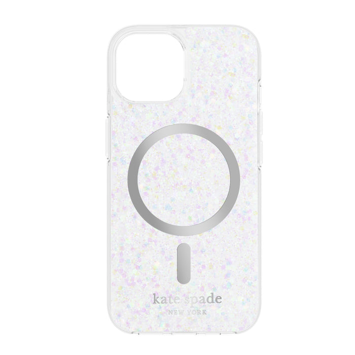 Kate Spade New York Chunky Glitter Protective Hardshell MagSafe Case for Apple iPhone 15 / iPhone 14 / iPhone 13