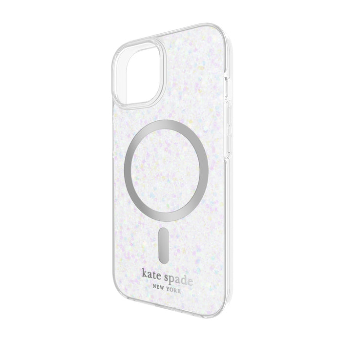 Kate Spade New York Chunky Glitter Protective Hardshell MagSafe Case for Apple iPhone 15 / iPhone 14 / iPhone 13