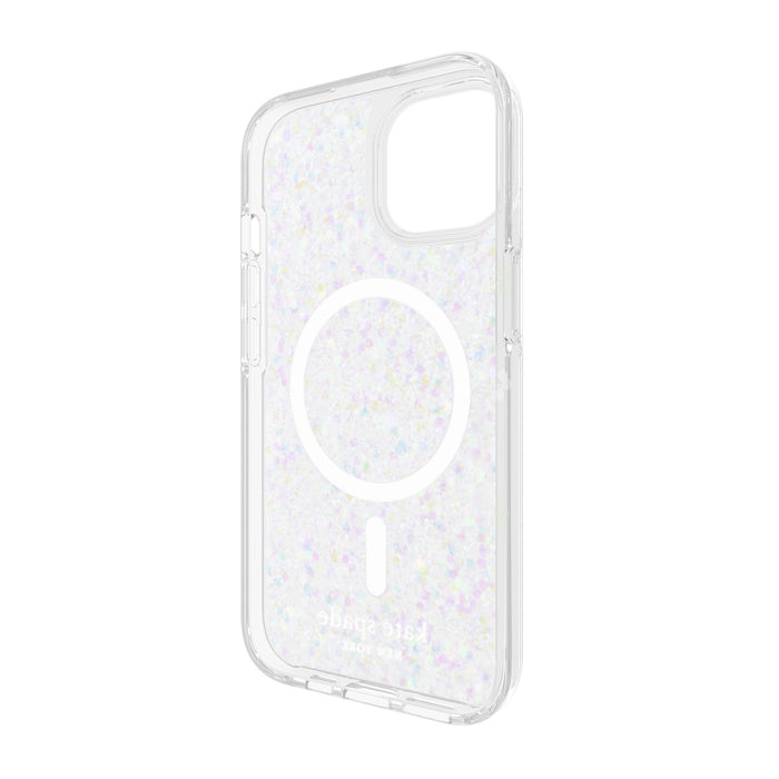 Kate Spade New York Chunky Glitter Protective Hardshell MagSafe Case for Apple iPhone 15 / iPhone 14 / iPhone 13
