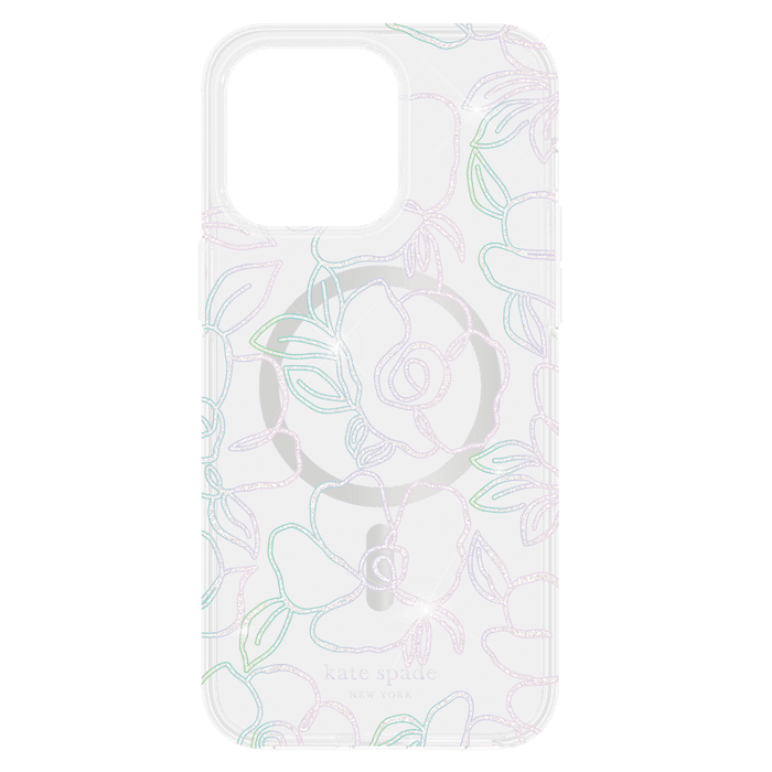 Kate Spade Hardshell MagSafe Case for Apple iPhone 15 Pro Max Modern Floral