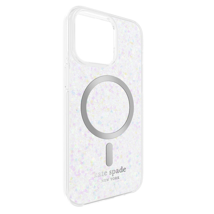 Kate Spade New York Chunky Glitter Protective Hardshell MagSafe Case for Apple iPhone 15 Pro Max Multi-Color