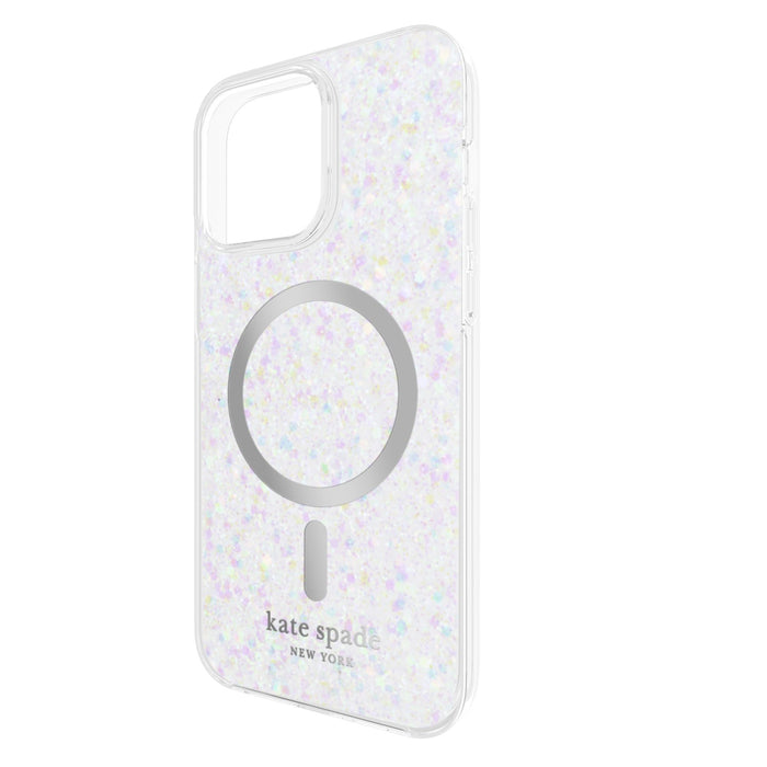 Kate Spade New York Chunky Glitter Protective Hardshell MagSafe Case for Apple iPhone 15 Pro Max Multi-Color