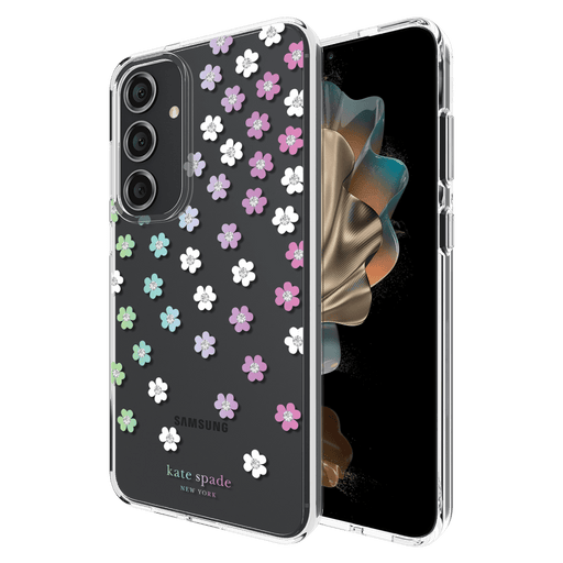 Kate Spade Protective Hardshell Case for Samsung Galaxy S24 Plus Scattered Flowers