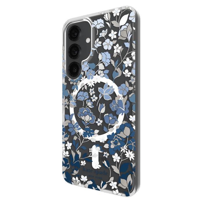 Kate Spade Protective Hardshell Case with Magnet for Samsung Galaxy S25 Blue