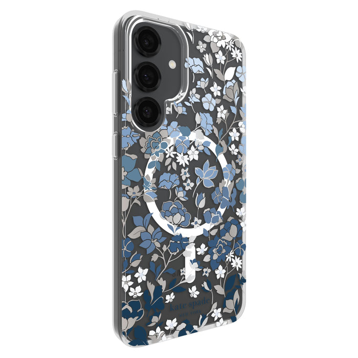 Kate Spade Protective Hardshell Case with Magnet for Samsung Galaxy S25 Plus Blue