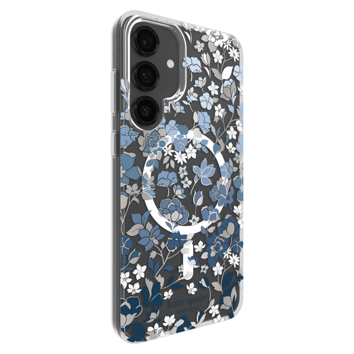 Kate Spade Protective Hardshell Case with Magnet for Samsung Galaxy S25 Plus Blue