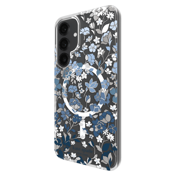 Kate Spade Protective Hardshell Case with Magnet for Samsung Galaxy S25 Plus Blue
