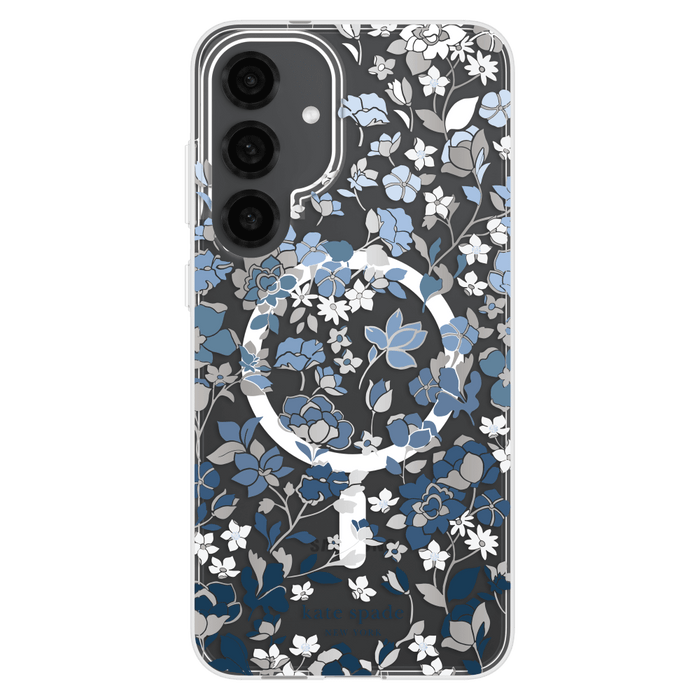 Kate Spade Protective Hardshell Case with Magnet for Samsung Galaxy S25 Plus Blue