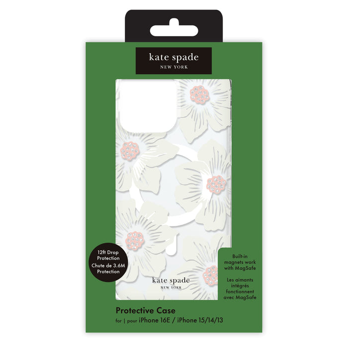 Kate Spade Protective MagSafe Case for Apple iPhone 16e / iPhone 15 / iPhone 14 / iPhone 13